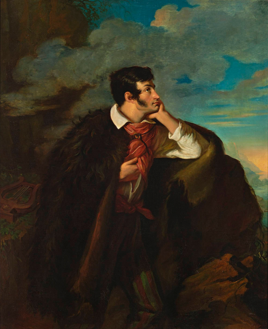 Walenty Wankowicz: Portrait de Adam Mickiewicz sur le roc de Judah