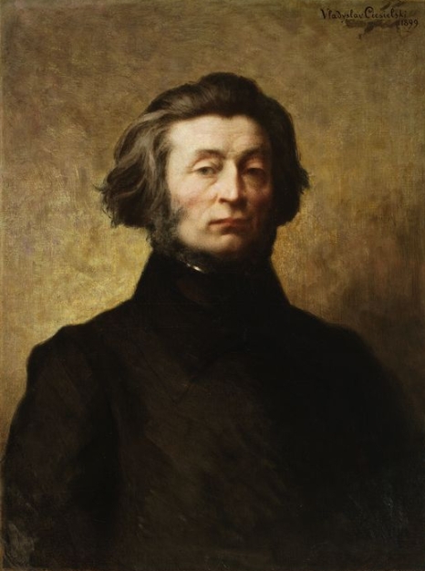 Władysław Ciesielski: Portrait de Adam Mickiewicz.